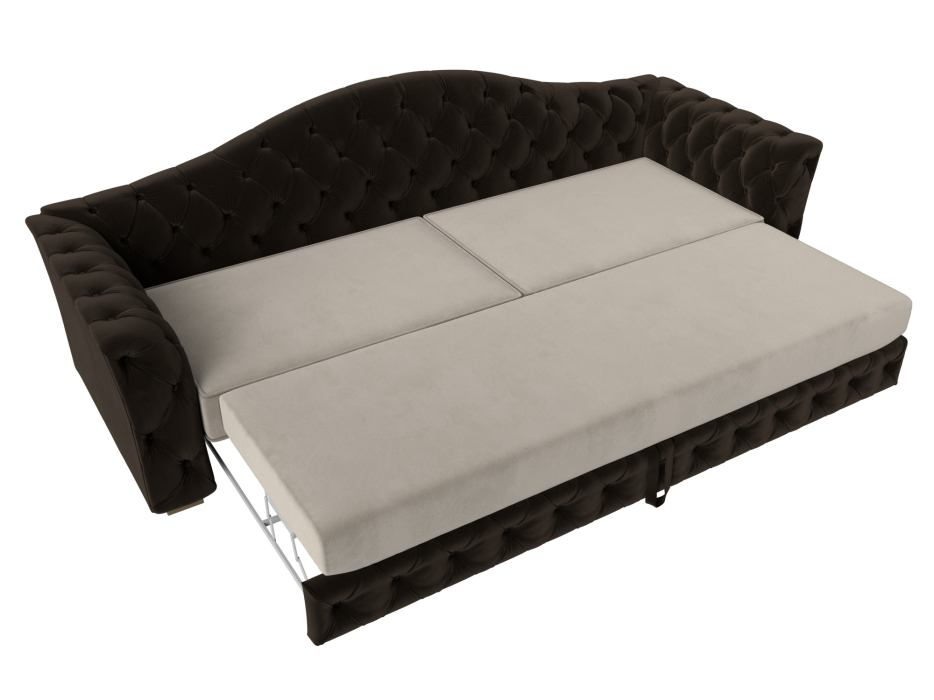 Диваны кровати со спальным местом, Прямой диван Артис, микровельвет