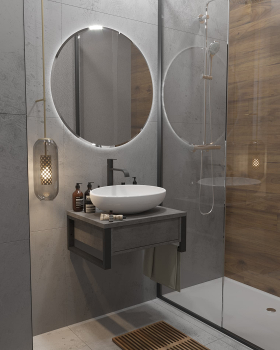 Ванная, Тумба 1Marka GRUNGE LOFT 60П