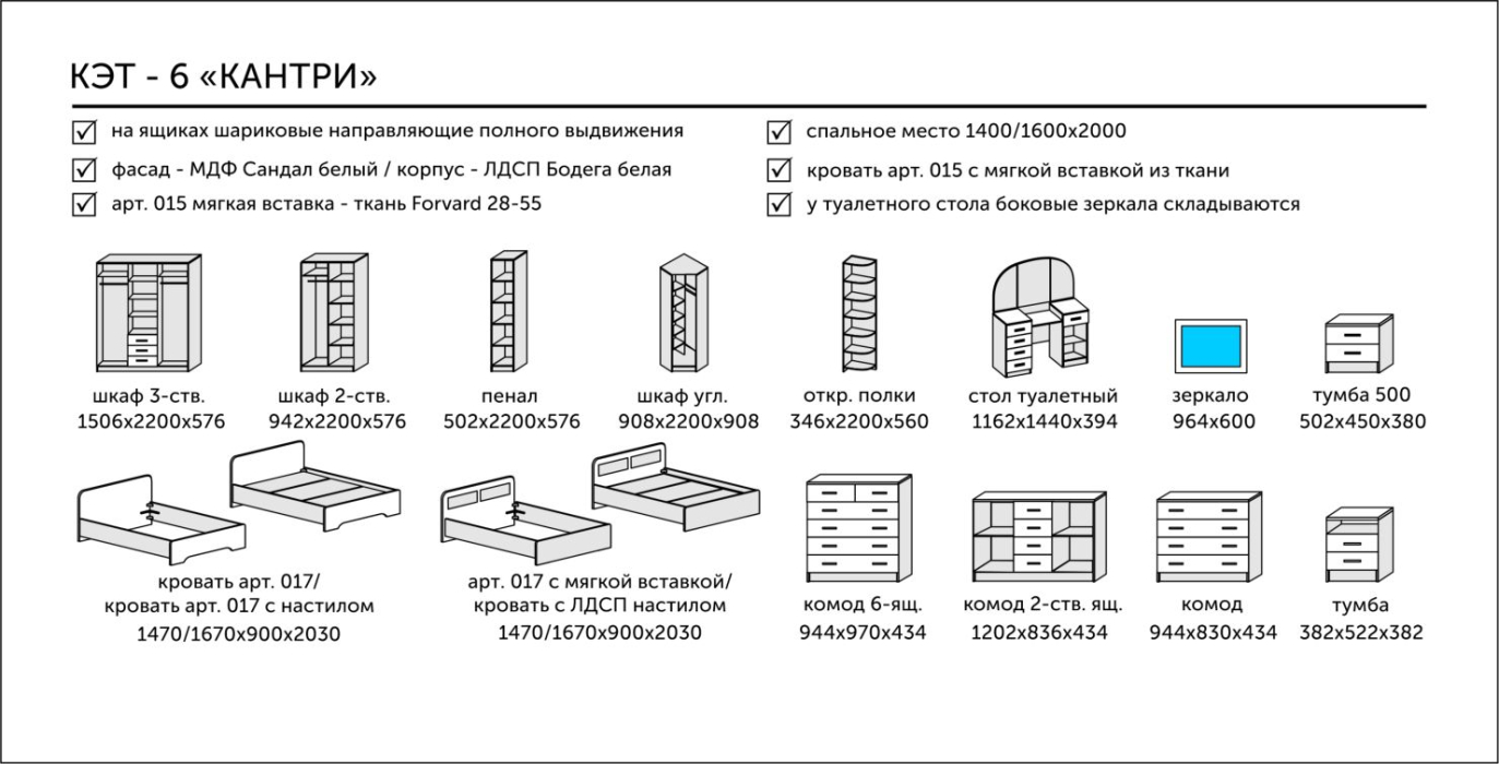 Шкафы пеналы, Пенал КЭТ-6 Кантри