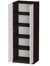 Распашной шкаф Лайф с полками 80*60*215 Венге