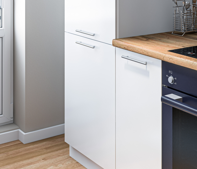 Кухонные гарнитуры, Кухонный гарнитур Регина Белый/Анна МДФ Белый глянец 2,6 м