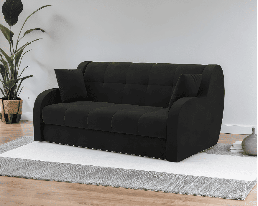 Диваны на металлокаркасе, Диван прямой аккордеон Барон (Велюр)