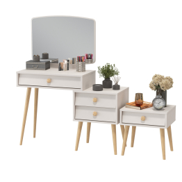 Мебель Афина косметический столик с тумбочкой прикроватной