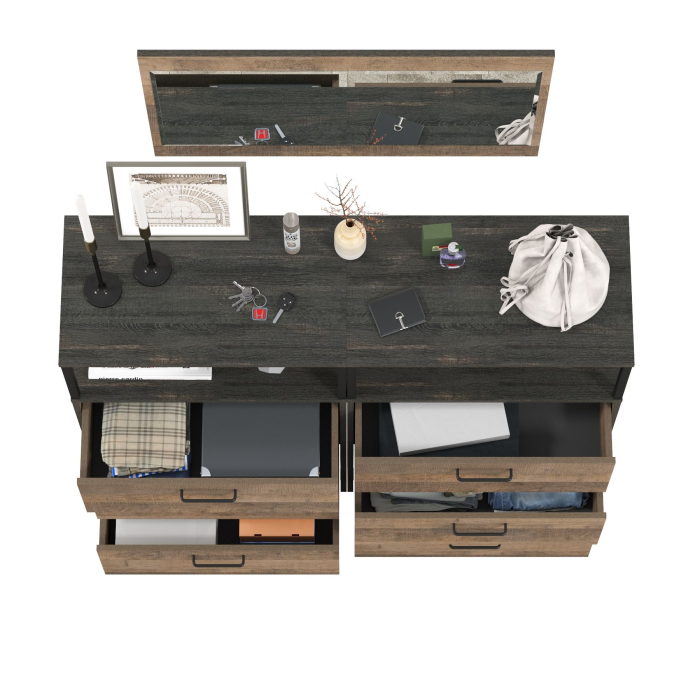 Прихожие, Два комода с ящиками Трувор 13.307.02 и зеркало