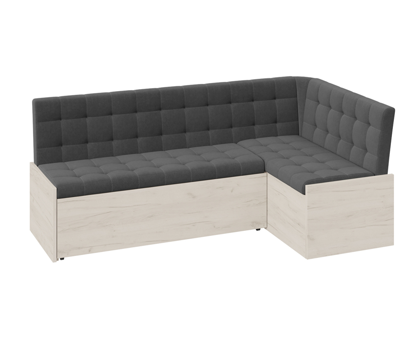 Кухонные уголки, Угловая скамья Форест со спальным местом (велюр)