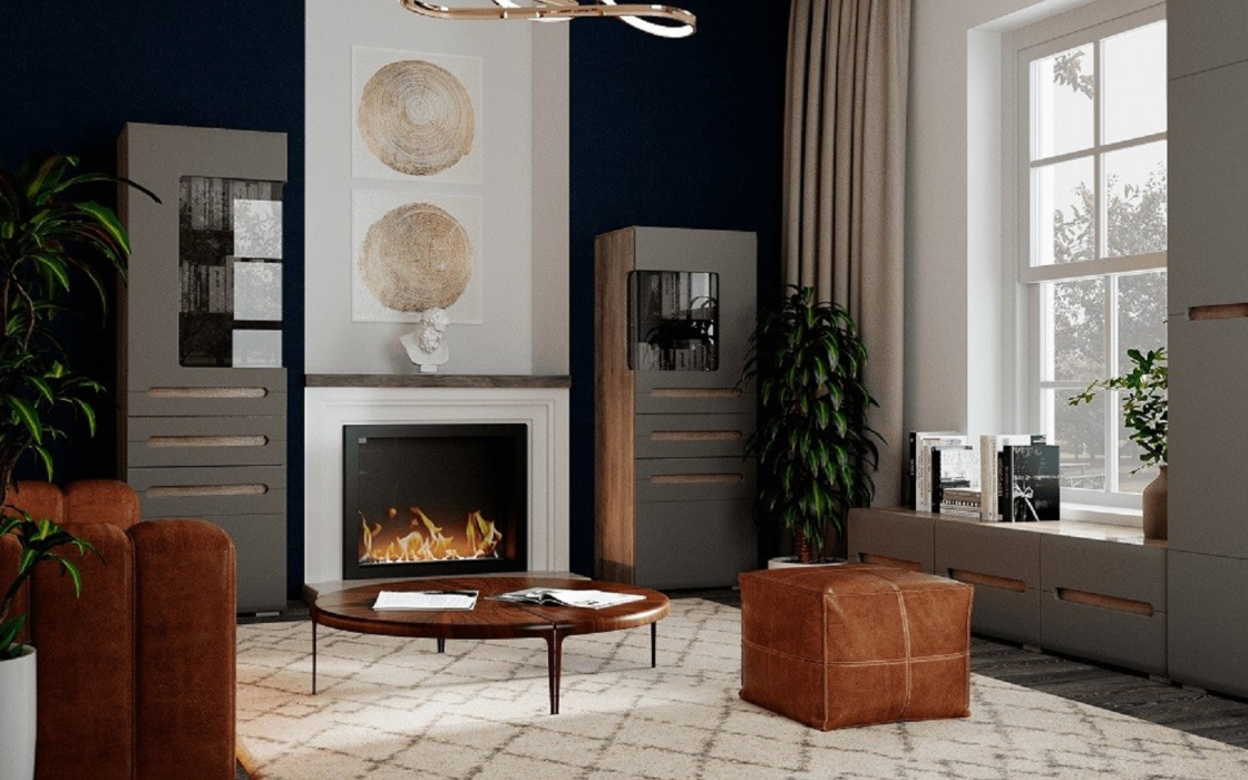 Стенки для гостиной, Гостиная Наоми. Комплект 1, графит