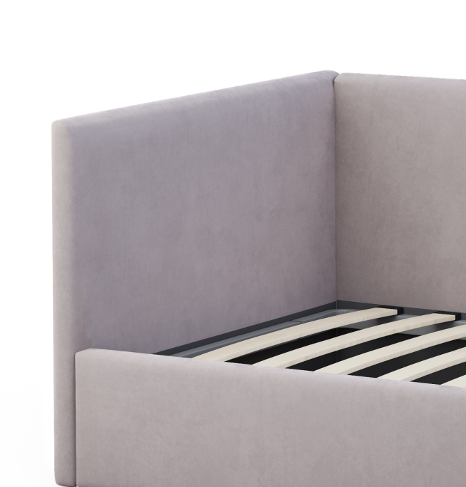 Кровати с мягким изголовьем, Кровать односпальная Меркурий-2, 80х200