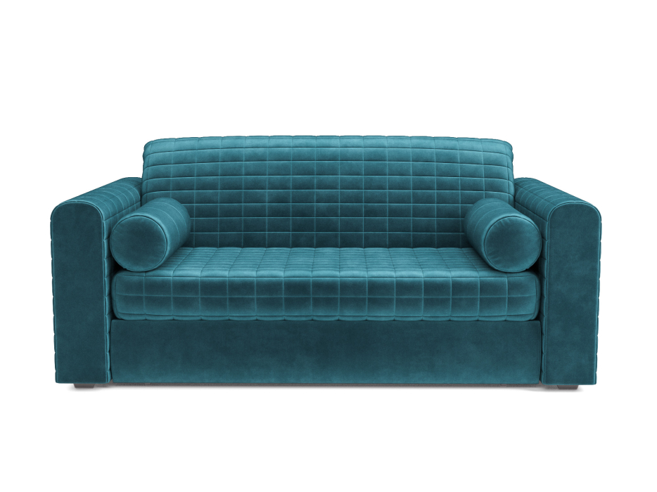 Диваны с ящиком для белья, Диван аккордеон Барон №5 НПБ 155х200 Бархат