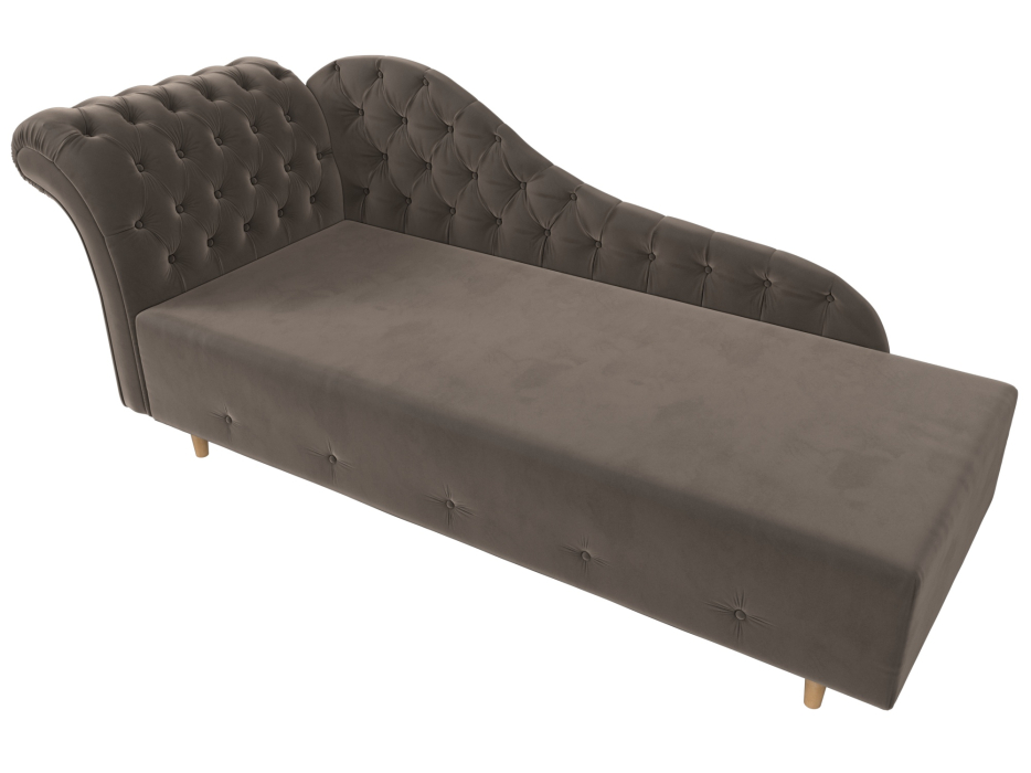 Кушетка диван, Кушетка Камерон левая, велюр