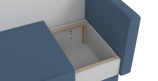 Кушетка Леон Lux, универсальный,  велюр