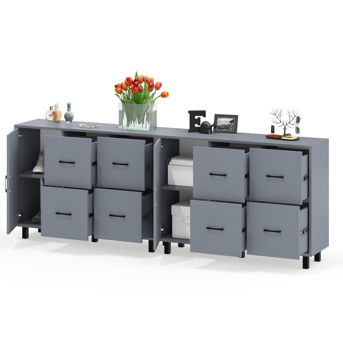 ТВ-тумбы, Два комода РВК 125-1204 с дверкой и 4-мя ящиками