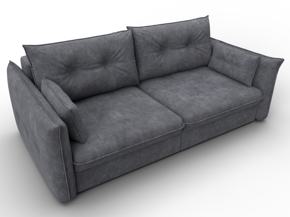 Диваны еврокнижки, Диван прямой Лига-100 НПБ, велюр BRUT