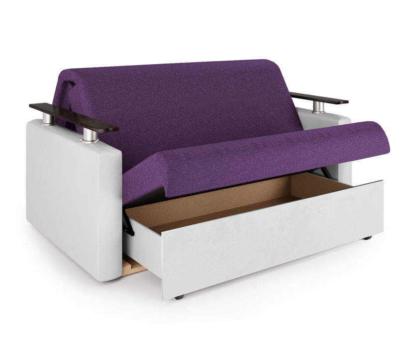 Диваны, Диван-кровать Шарм 140, рогожка/экокожа