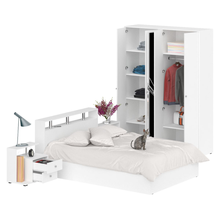 Спальные гарнитуры, Спальный гарнитур Камелия №1