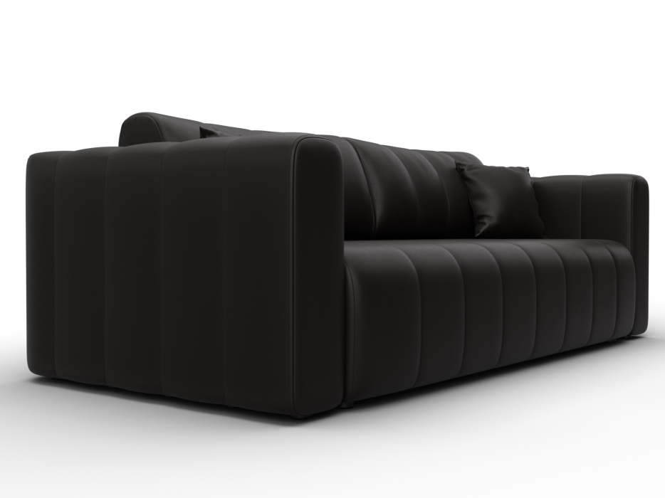 Диваны с ящиком для белья, Диван прямой Лига-062 НПБ, Экокожа GRIFON