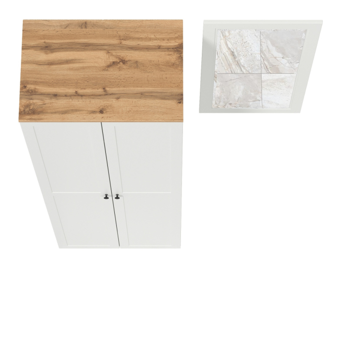 Прихожие, Шкаф две дверки в прихожую и зеркало Остин