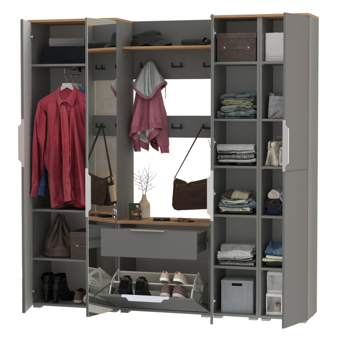 Прихожие, Мебель в прихожую для современной квартиры Октава № 31