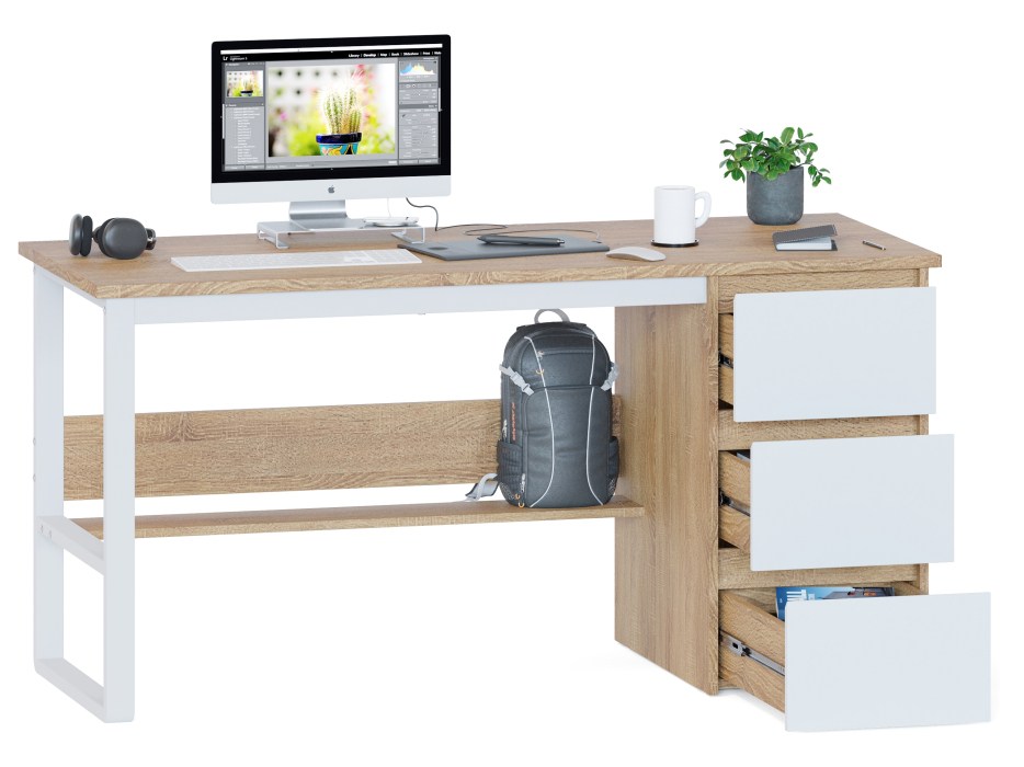 Прямые компьютерные столы, Стол письменный Сокол СПМ-214