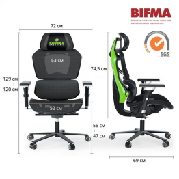 Компьютерное кресло (для геймеров) Eureka TYPHON