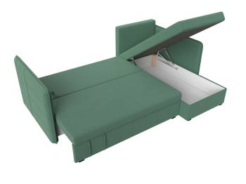 Угловой диван Слим правый угол, рогожка Амур