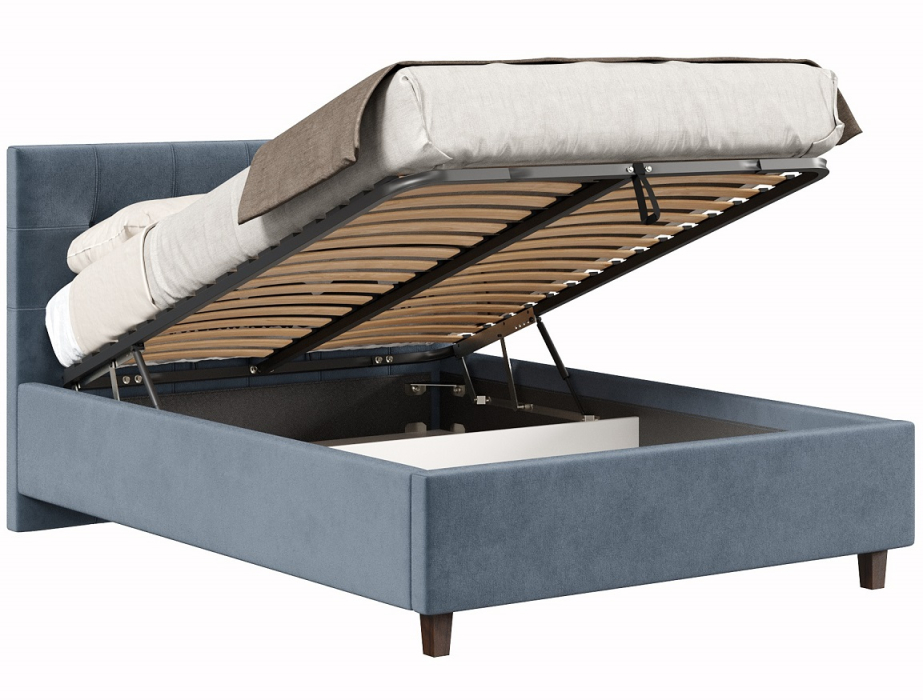 Мягкая кровать, Кровать с подъёмным механизмом 1600 Турин