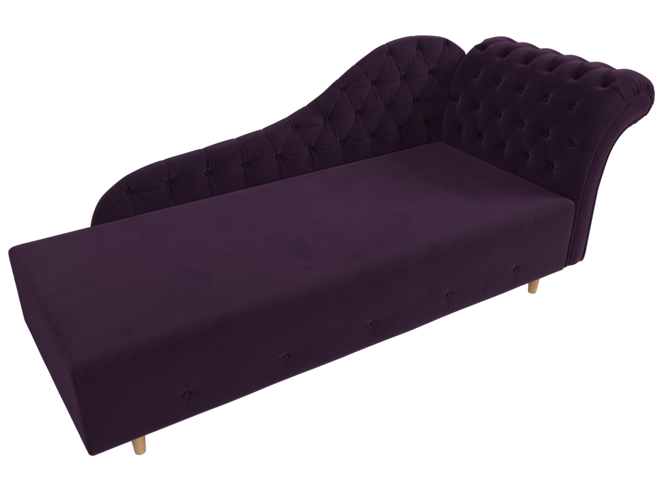 Кушетка диван, Кушетка Камерон правая, велюр 