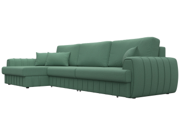 Диван угловой Лига-057 НПБ Лонг угол левый, рогожка Амур