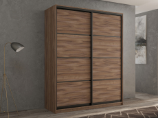 Шкафы-купе 2-х дверные, Шкаф-купе 2х дверный Кааппи 4 140х45