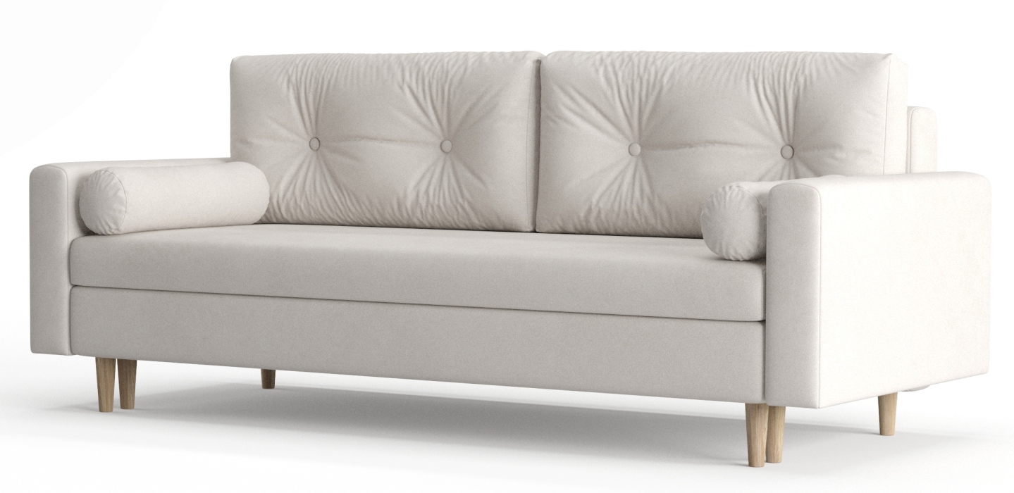 Диваны еврокнижки, Диван-кровать Таврида, пружинный блок, велюр