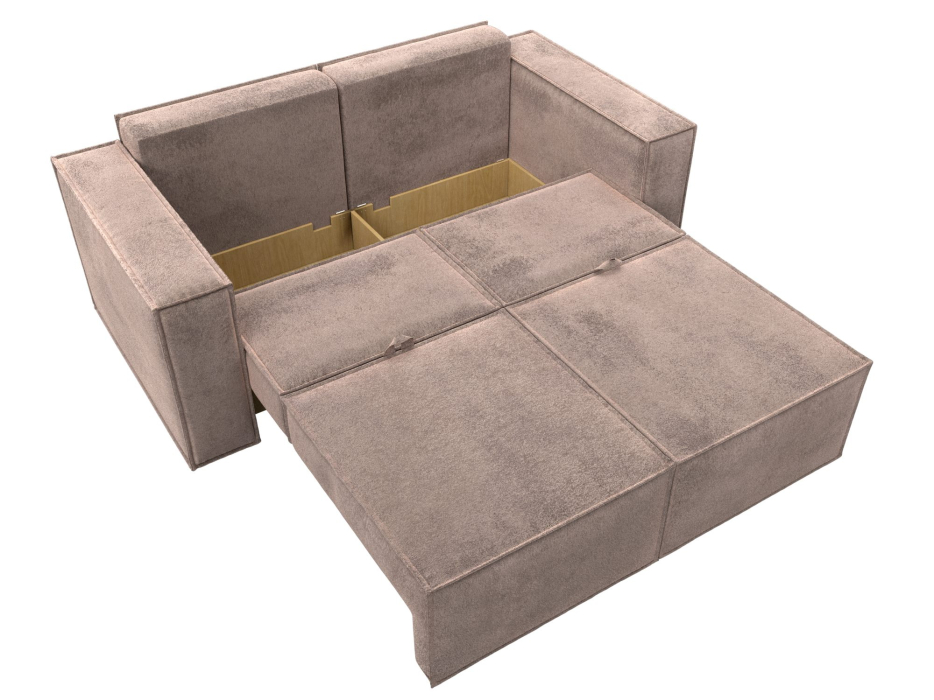 Диваны кровати со спальным местом, Диван прямой Куба мини, велюр TOWER