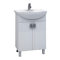 Тумбы без раковины, Тумба д/ванной КВАДРО 55 под  умывальник Элеганс-55 (ПВХ)