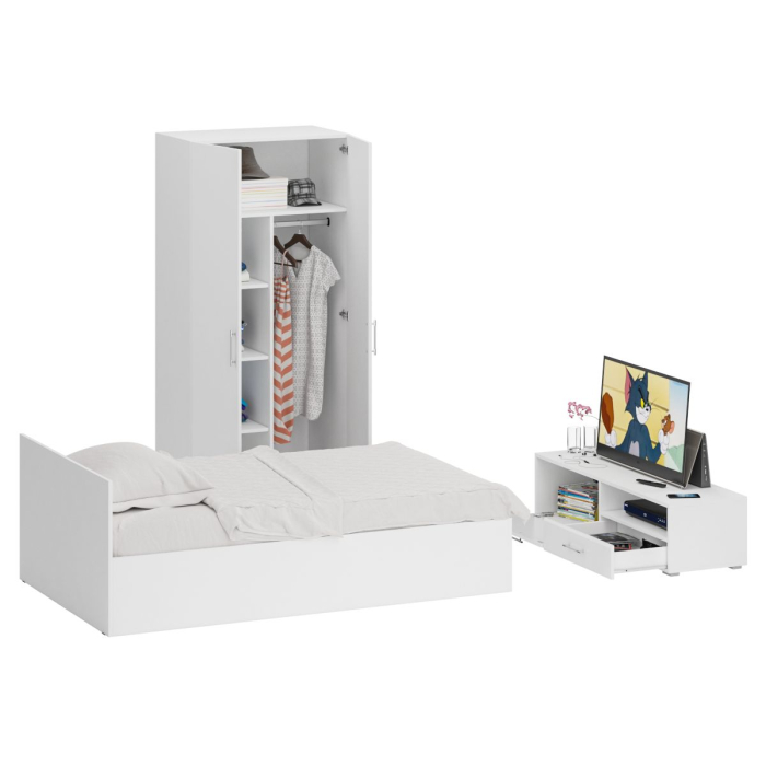 Спальные гарнитуры, Спальня Стандарт № 3 с кроватью 1200