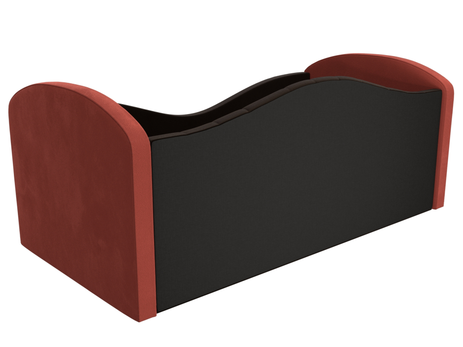 Кровати одноярусные, Детская кровать Сказка Люкс, микровельвет