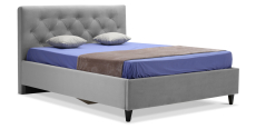 Мягкая кровать, Двуспальная кровать СЕЛИНА 180х200, с подъемным механизмом, велюр