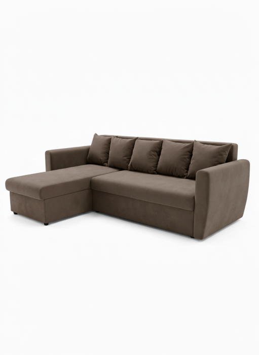 Диваны угловые, Диван угловой Мартин 140, велюр