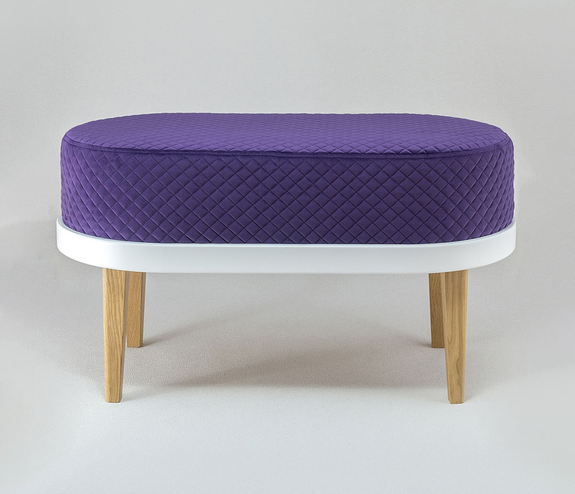Банкетки, Банкетка Quinn W, съемный чехол, велюр (стёганый)