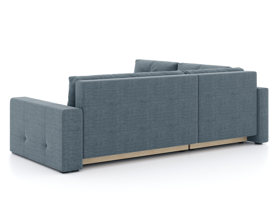 Диваны угловые в гостиную, Диван-кровать угловой Леос НПБ, рогожка