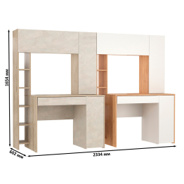 Два стола для домашнего офиса Моби Комфорт 12.71