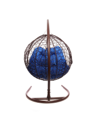 Подвесное кресло ДЛЯ ДВОИХ с ротангом коричневое