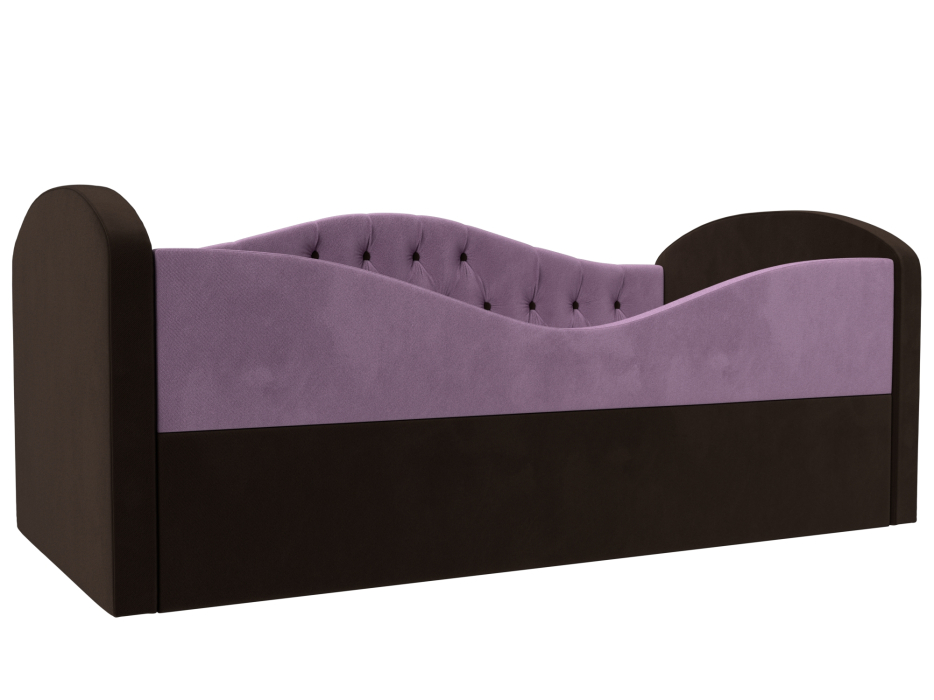 Кровати одноярусные, Детская кровать Сказка Люкс, микровельвет