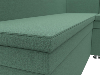 Диван кухонный угловой Уют правый угол, рогожка Амур