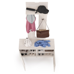 Две тумбы с одной вешалкой Ника