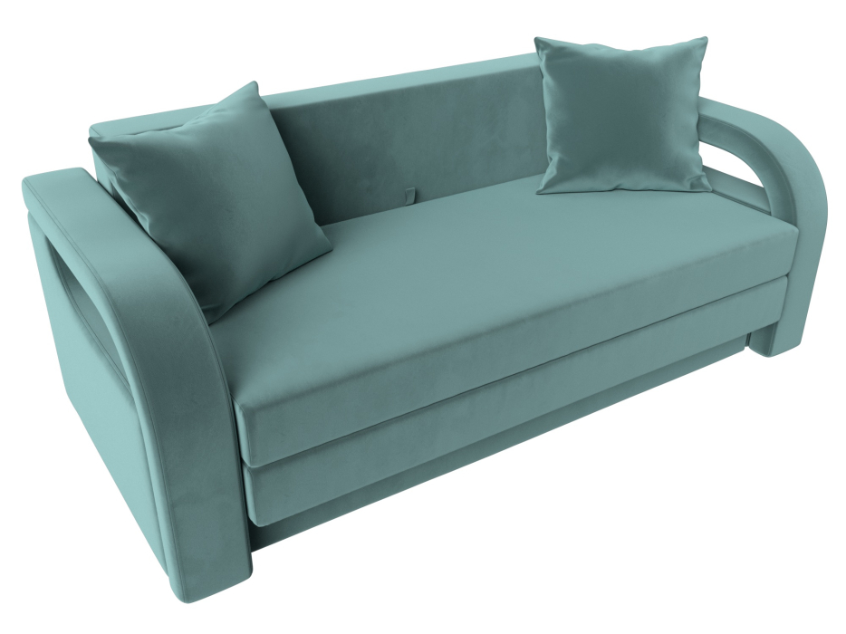 Дизайнерские диваны для гостиной, Прямой диван Лига-014, велюр