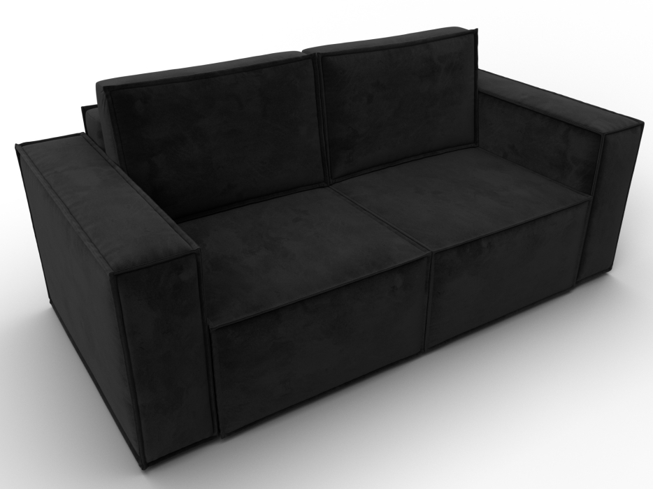 Диваны кровати со спальным местом, Диван прямой Куба мини, велюр