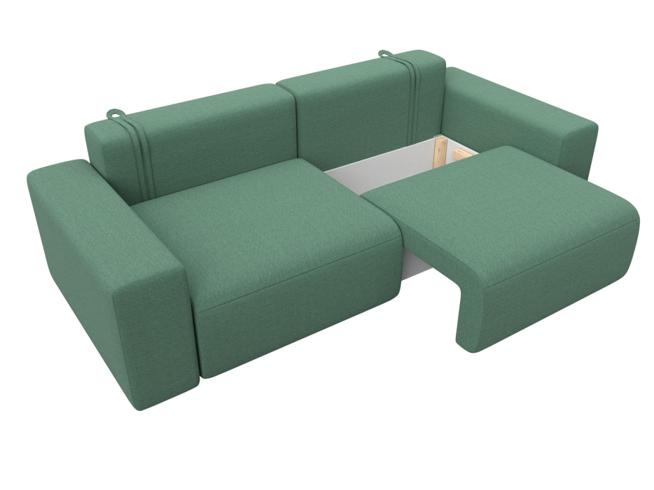 Диваны еврокнижки, Диван прямой Лига-036 НПБ Классик, рогожка Амур