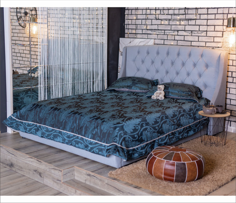 Мягкая кровать, Мягкая кровать Stefani 1400 с ортопед. основанием