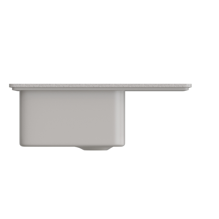 Кухонные мойки, Мойка ML-GMS03 СТАНДАРТ с крылом, 605*490*190мм