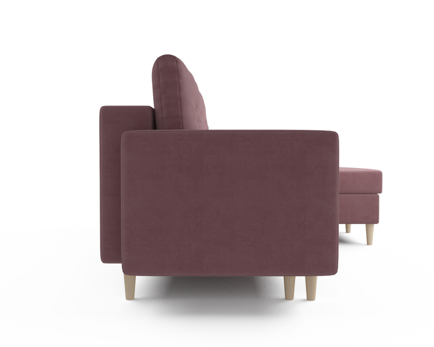 Диваны угловые в гостиную, Угловой диван Честер, велюр