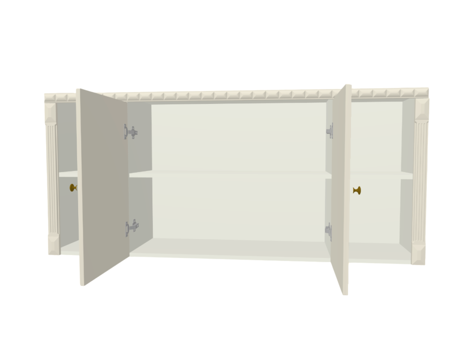 Настенные полки, Гостиная Деметра А-4 Антресоль  *без карниза