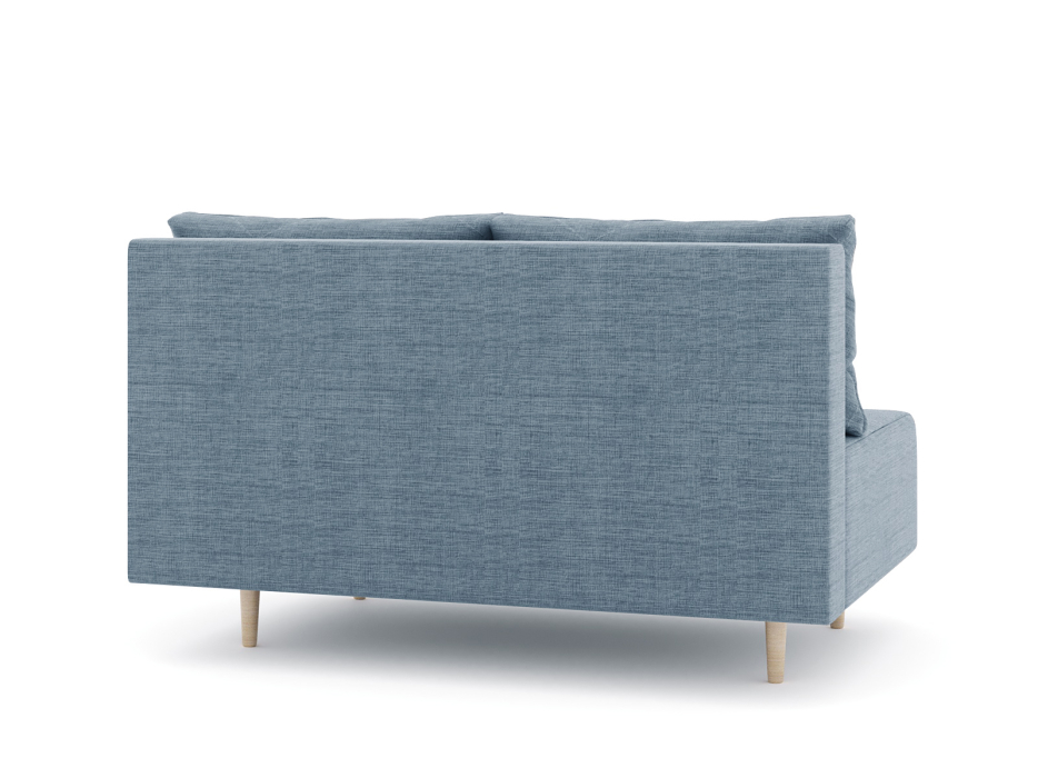 Дизайнерские диваны для гостиной, Диван прямой нераскладной Милли мини 2-х  местный без подлокотников, рогожка Люкс